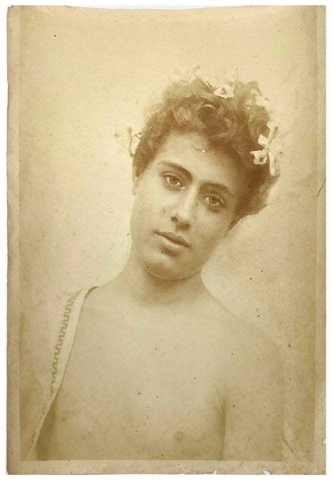Gloeden, Wilhelm von (1856-1931) - n. G 0053 recto, cm 37x26 - Finarte