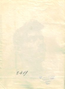 Gloeden, Wilhelm von (1856-1931) - n. 2419 verso, Deposé 1903