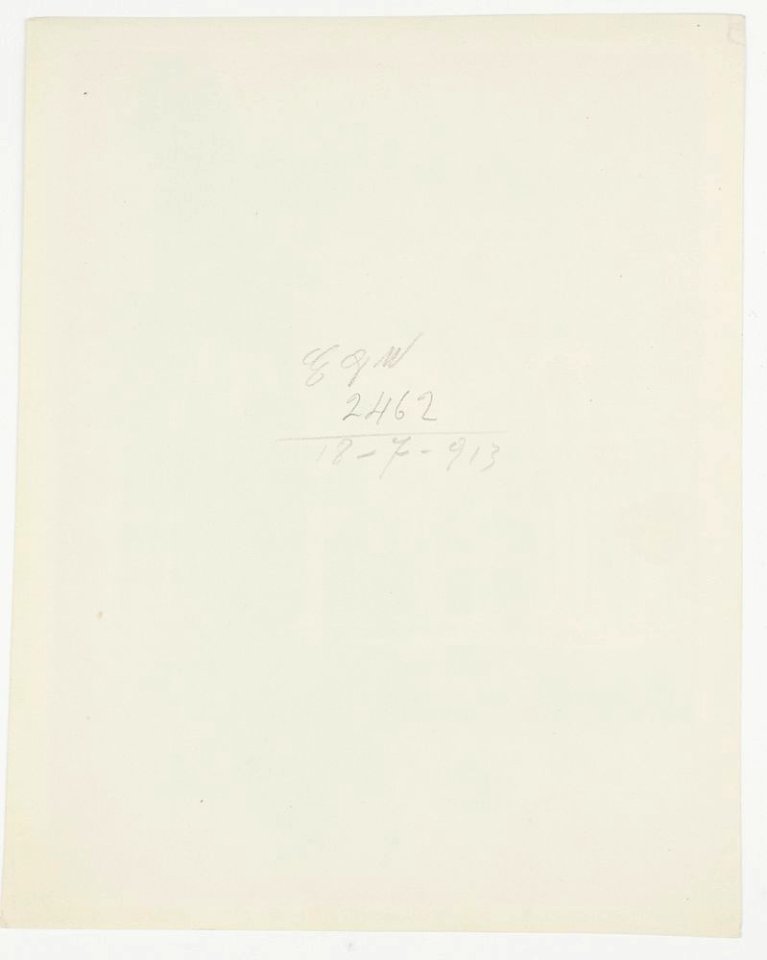 Gloeden, Wilhelm von (1856-1931) - n. 2462 verso - 18-7-1913, cm 18x24