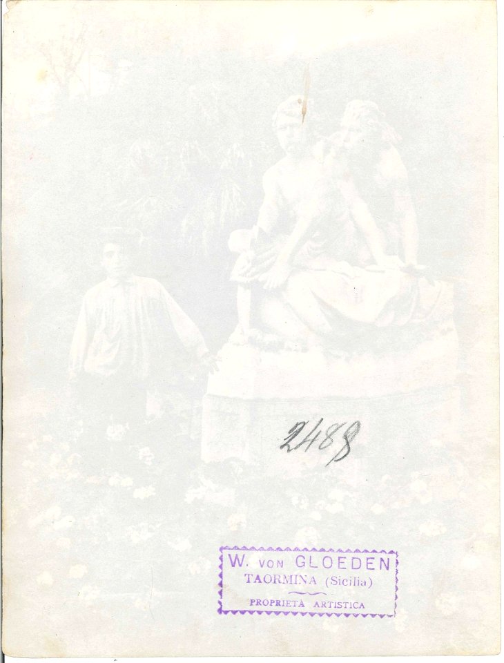 Gloeden, Wilhelm von (1856-1931) - n. 2488 verso