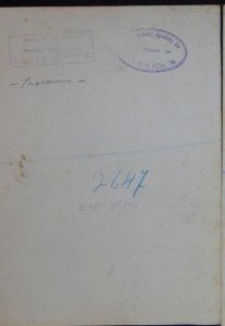 Gloeden, Wilhelm von (1856-1931) - n. 2647 verso - Palazzo Corvaja - Timbrata, cm 18x24. Datata 2-9-1910