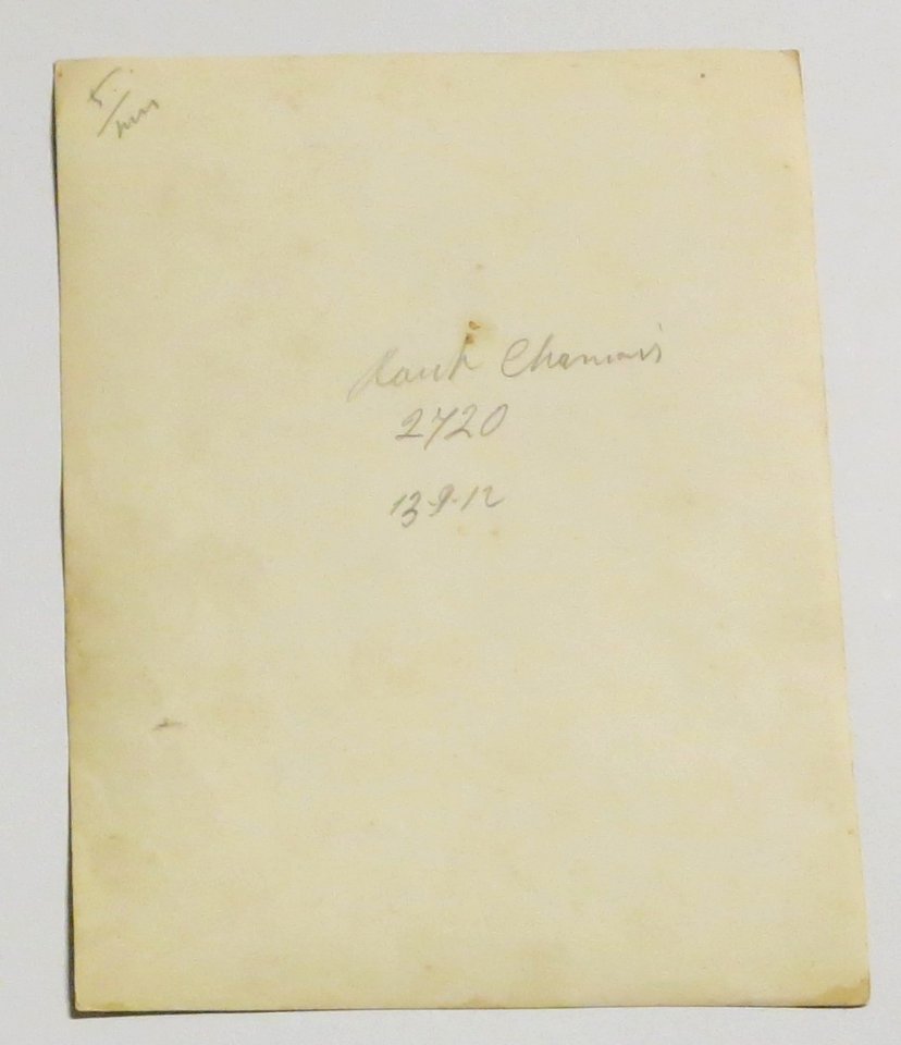 Gloeden, Wilhelm von (1856-1931) - n. 2720 verso - Raul Chaniais 3-9-12