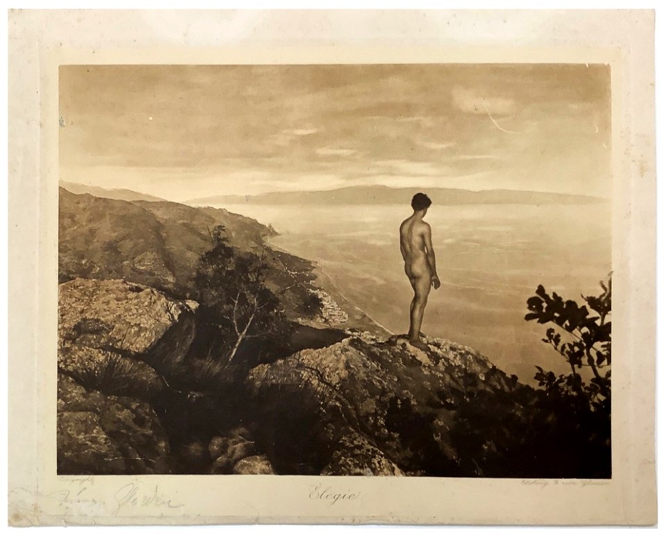 Gloeden, Wilhelm von (1856-1931) - n. G 0154 recto - 1902 - Fotoincisione, Elegie, cm 37x27 - Finarte
