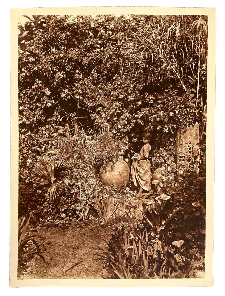 Gloeden, Wilhelm von (1856-1931) - n. G 0212 recto - Cm 39x29,5 - Datata 4-9-12. Aste LaRosa
