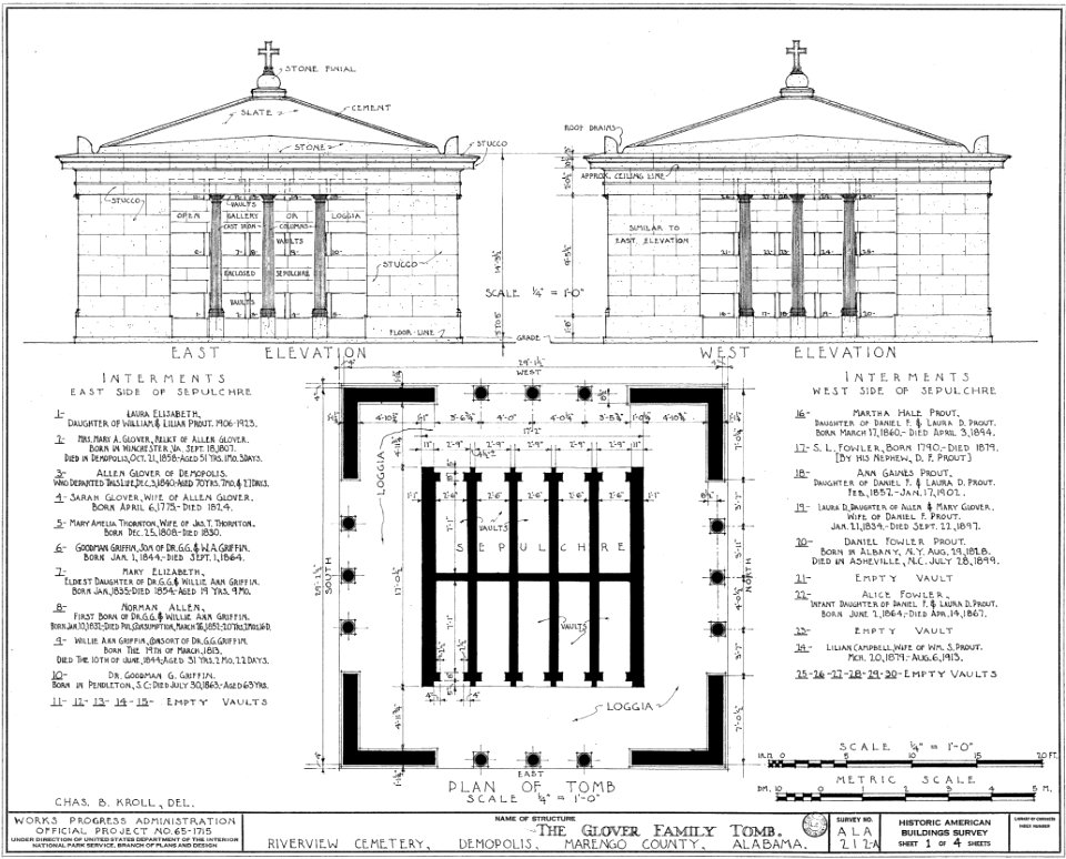 Glover Mausoleum Marengo Alabama 6