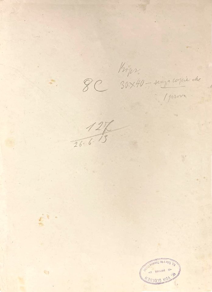 Gloeden, Wilhelm von (1856-1931) - n. G 127 verso - cm 37,5x27,5 cm Datata 26-6-13