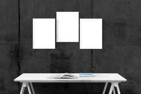 Template presentation desk
