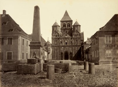 GM Eckert - Maursmünster. Abteikirche Saint-Etienne nach 1870 (FM-2014-300-203-23) photo
