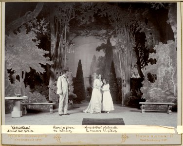 Gnistan, Dramatiska teatern 1900. Föreställningsbild - SMV - H11 044