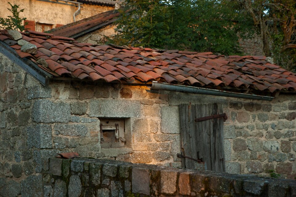 Old house tiles granite