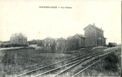 Gobrecht - BAMBECQUE - La gare
