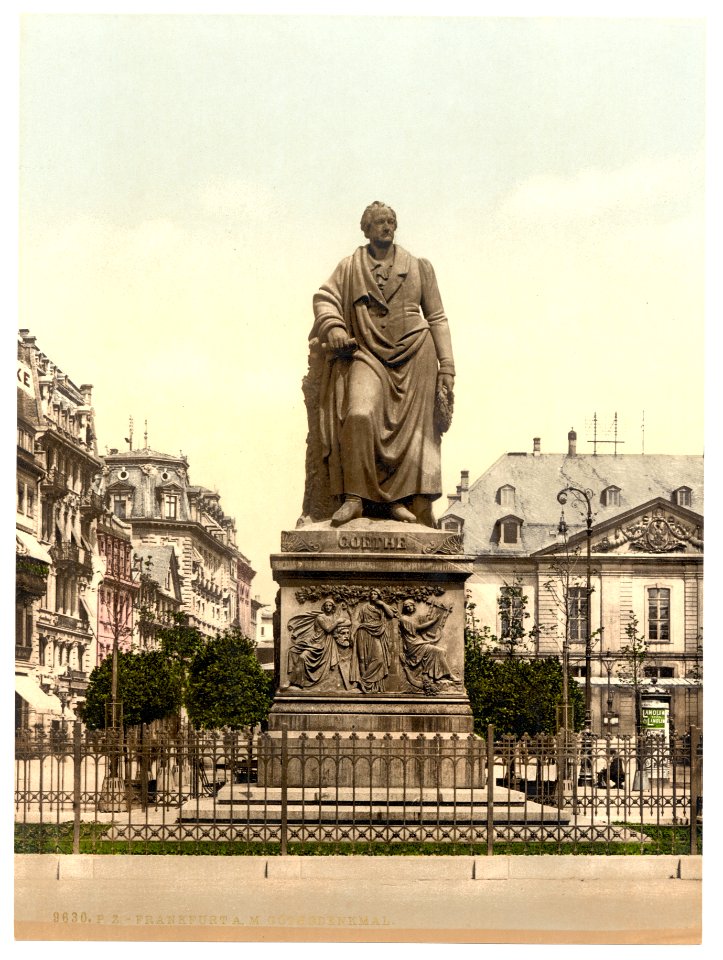 Goethe's Monument, Frankfort on Main (i.e. Frankfurt am Main), Germany-LCCN2002713670