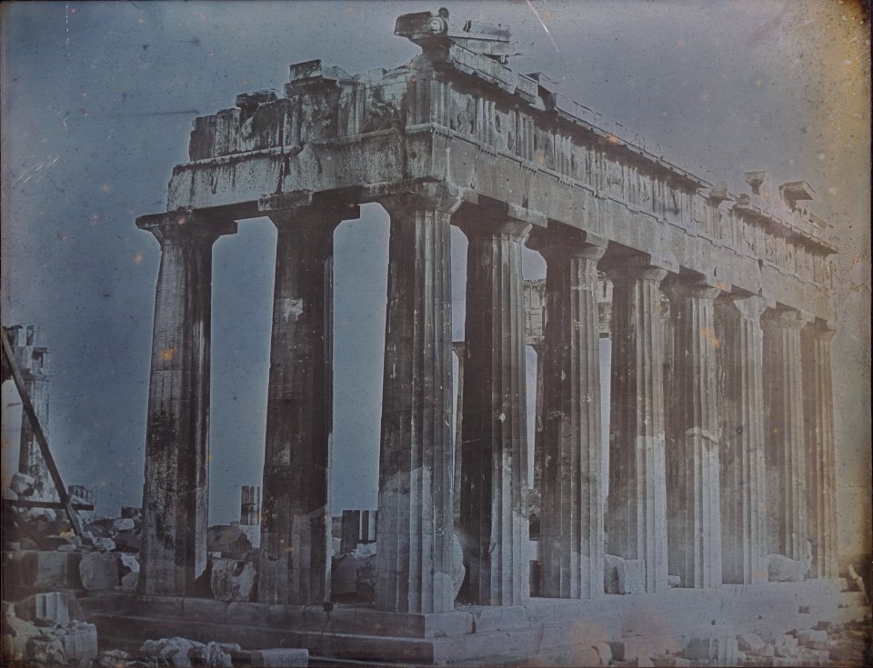 Facade and North Colonnade of the Parthenon on the Acropolis, Athens