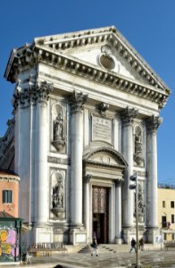 Facade Chiesa dei Gesuati Venice 2012 2v