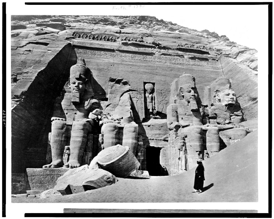 Facade of Great Temple at Abū Sunbul, Egypt LCCN94514514