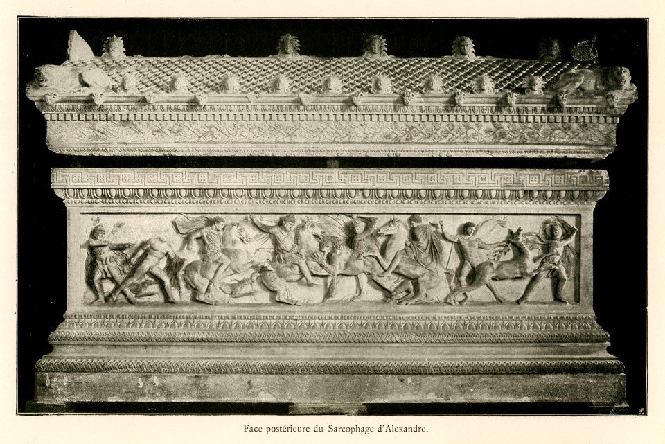 Face postérieure du Sarcophage d'Alexandre - Barth Hermann - 1913