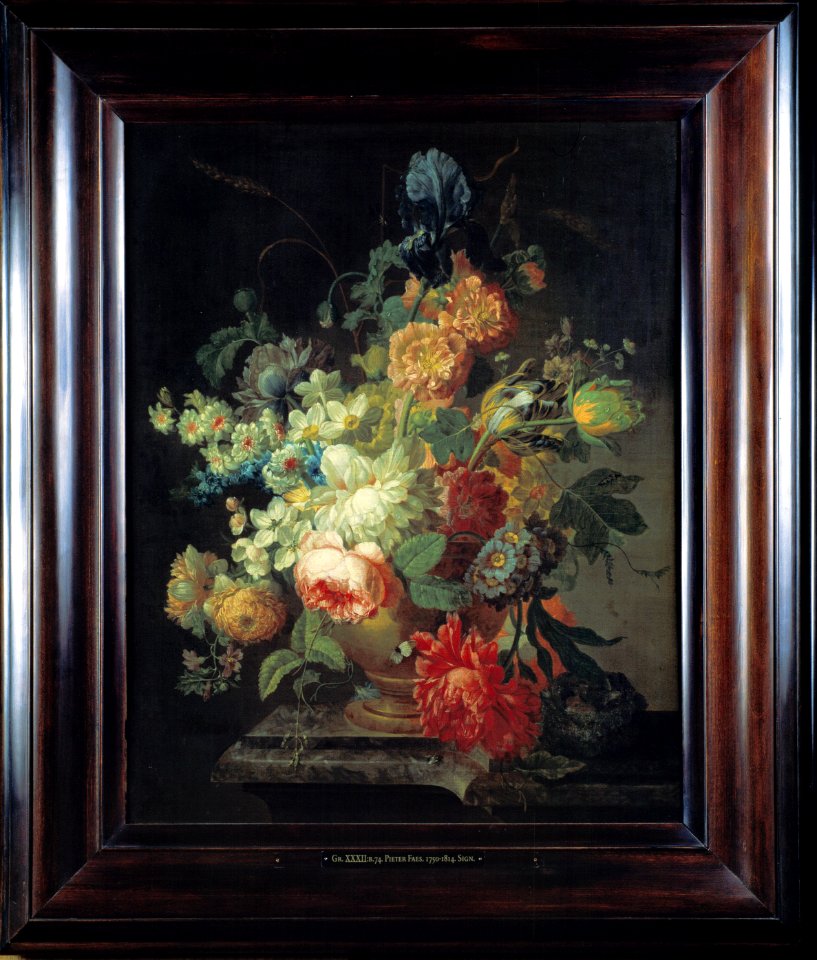 Blomsterstycke. Olja på duk. Ev. Pieter Faes - Hallwylska museet - 31018