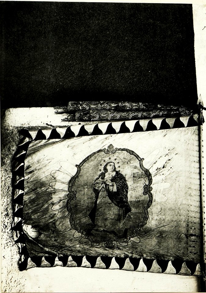 Fahne des I.R.7. (Rückseite). 4-3.1917. (BildID 15499161)