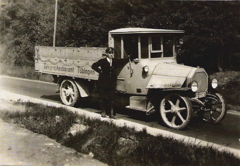 Fahrzeug des Telegraphenbauamts Tübingen (AK TPk164)