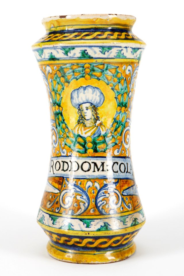 Fajans, apoteksburk, 1500-tal - Hallwylska museet - 90376