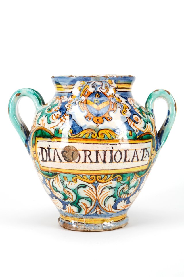 Fajans, apotekskruka, 1600-tal - Hallwylska museet - 90379