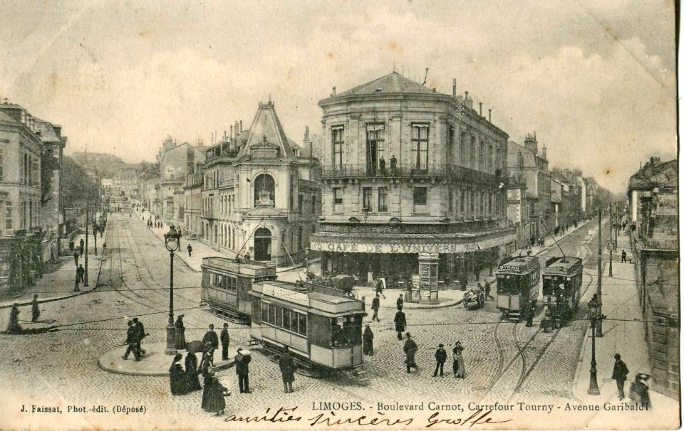 Faissat - LIMOGES - Boulevard Carnot, Carrefour Tourny - Avenue Garribaldi