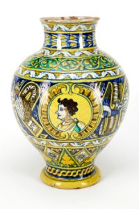 Fajans, apotekkärl, 1617 - Hallwylska museet - 90456