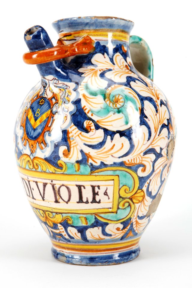 Fajans, apotekskanna, 1600-tal - Hallwylska museet - 90378