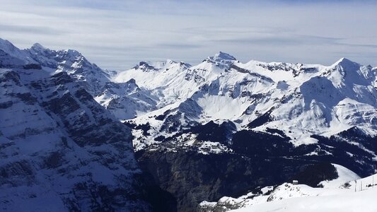 Swiss alps mountains switzerland photo