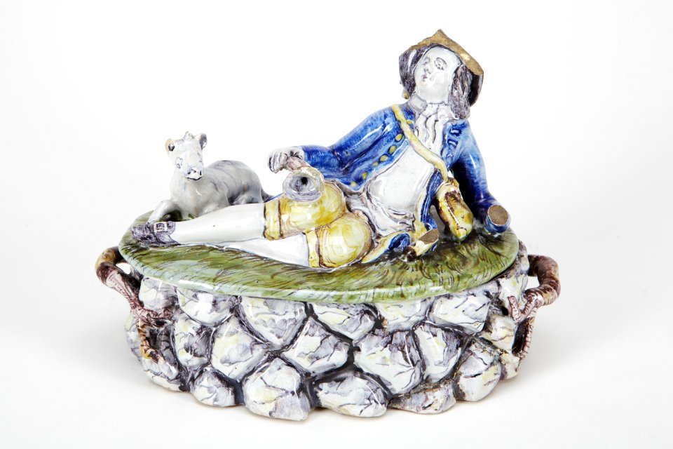 Fajans, bonbonnière, 1773-1776 - Hallwylska museet - 90605