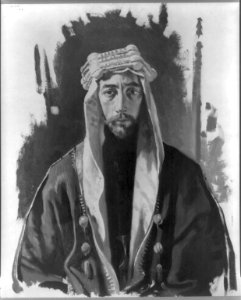 Faisal I, King of Iraq, 1885-1933, head-and-shoulders portrait, facing front LCCN2005688199
