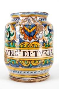 Fajans, apoteksburk, 1600-tal - Hallwylska museet - 90377