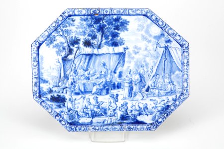 Fajans, bricka, 1733 - Hallwylska museet - 90560