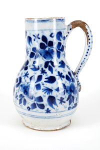 Fajans, kanna, 1600-tal - Hallwylska museet - 90508