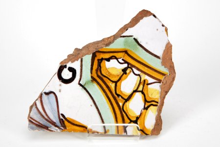Fajans, kakelfragment - Hallwylska museet - 90457