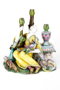 Fajans, kandelaber, 1766 - Hallwylska museet - 90536