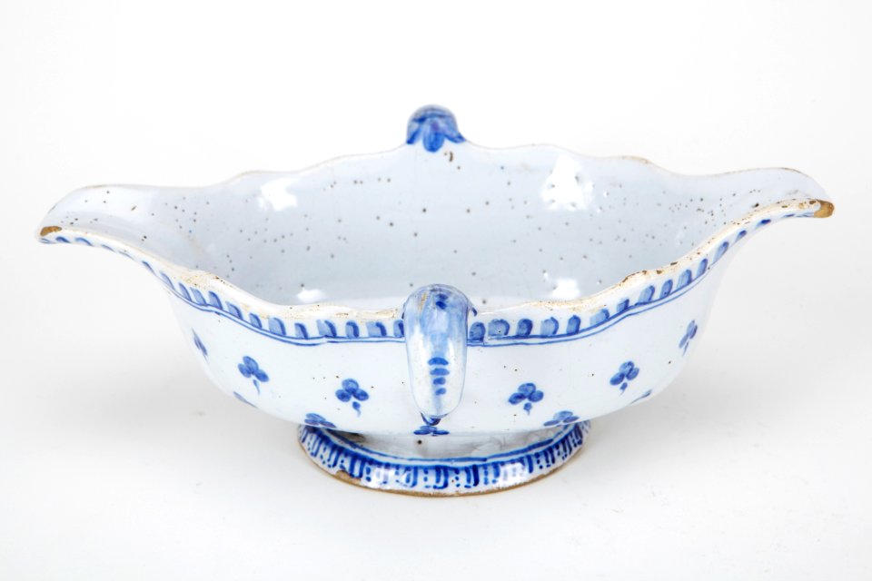 Fajans, såsskål, 1751 - Hallwylska museet - 90593