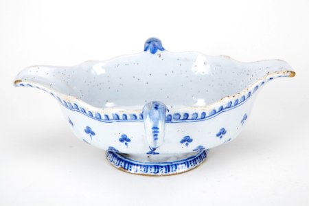 Fajans, såsskål, 1751 - Hallwylska museet - 90593