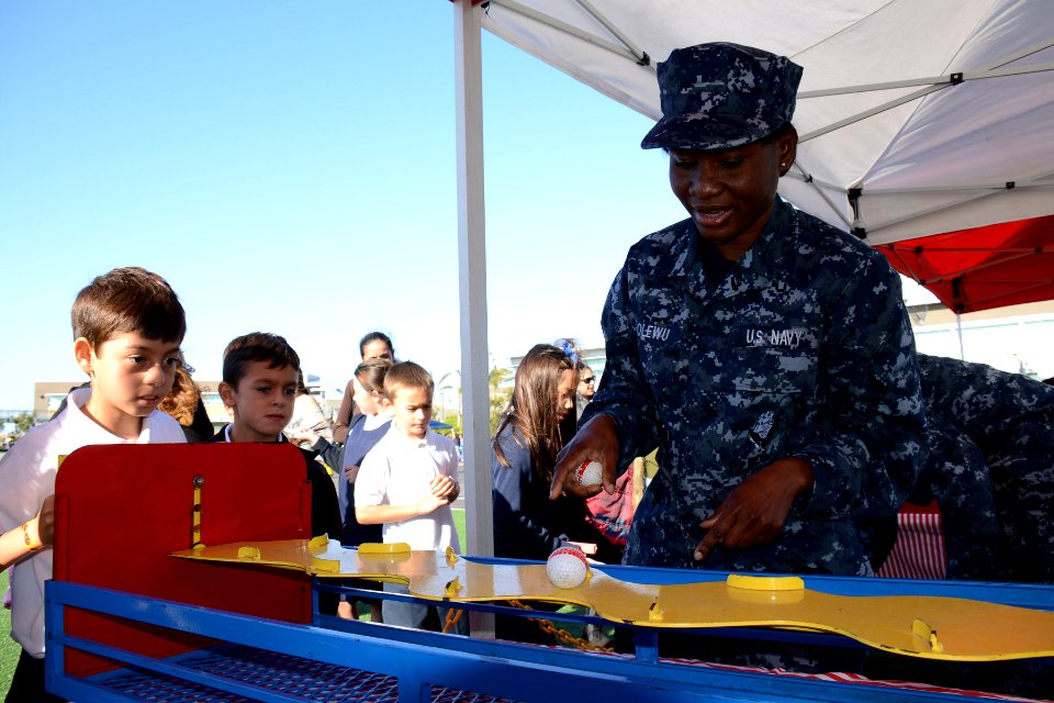 Fall festival at Vista Del Mar Elementary School 131030-N-BB534-656