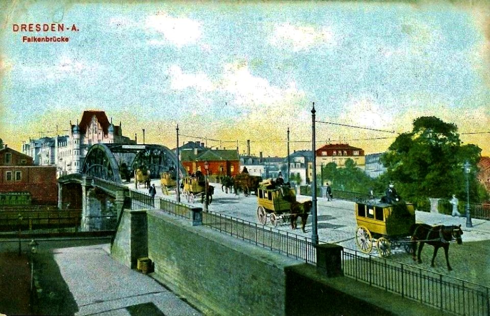 Falkenbrücke bella época Dresde