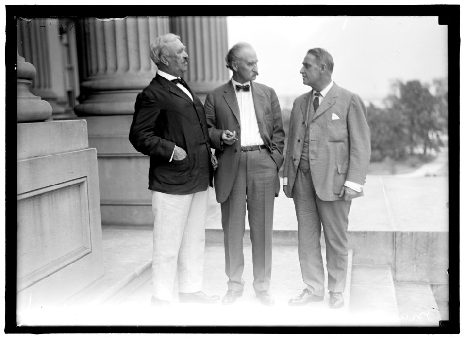 FALL, ALBERT BACON. SENATOR FROM NEW MEXICO, 1912-1921; SECRETARY OF THE INTERIOR, 1921-1923. MARCUS SMITH; FALL; SENATOR BRANDEGEE LCCN2016870377
