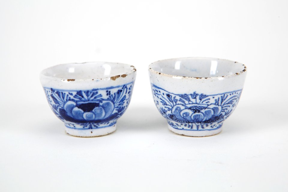 Fajans,koppar, 2 st. 1772 - Hallwylska museet - 90416