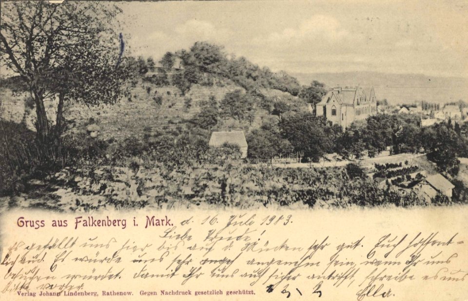 Falkenberg (Mark), Brandenburg - Stadtansicht (Zeno Ansichtskarten)