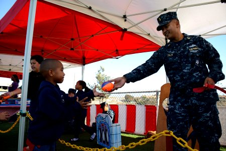 Fall festival at Vista Del Mar Elementary School 131030-N-BB534-306