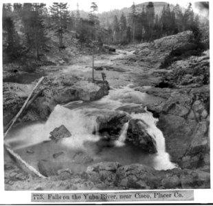 Falls on the Yuba River, near Cisco, Placer County LCCN2002723801