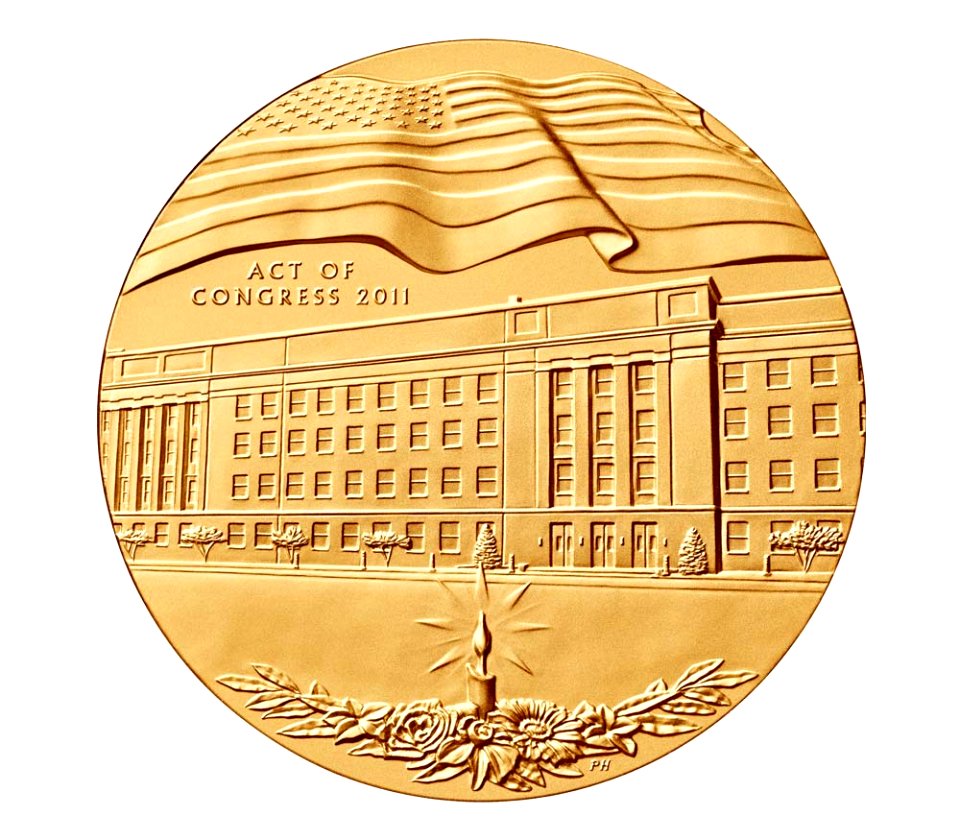 Fallen Heroes of VA Congressional Gold Medal (front)