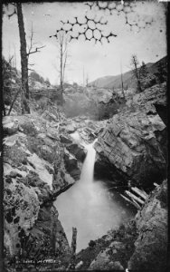 Falls on Twin Lake Creek. Lake County, Colorado - NARA - 516997 photo