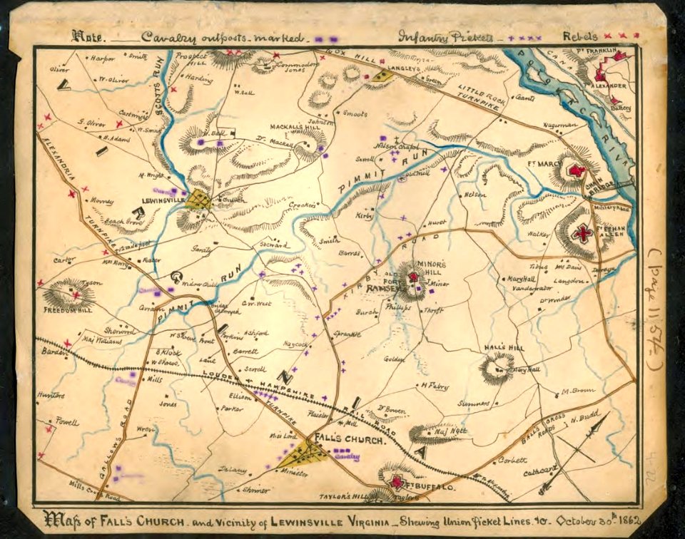 FallsChurchCivilWarMap