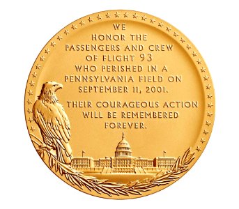 Fallen Heroes of PA Congressional Gold Medal (reverse)