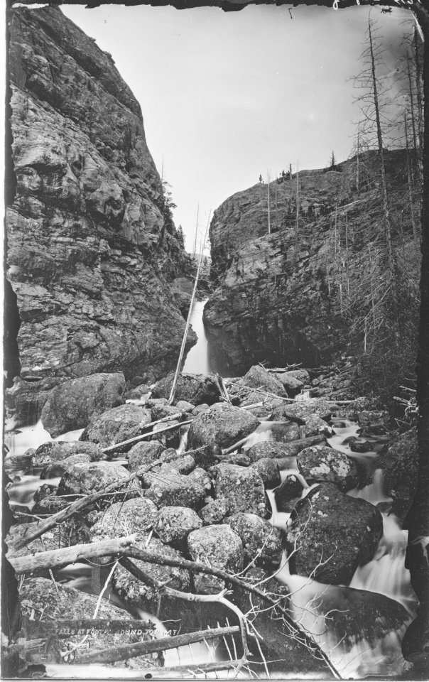 Falls at foot of Round Mountain. Colorado - NARA - 517041